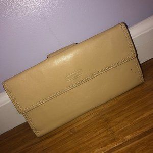 Coach Tan/Yellow Wallet